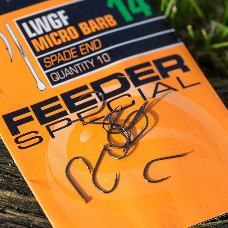 Guru LWG Feeder Special Spade End Barbed Hooks